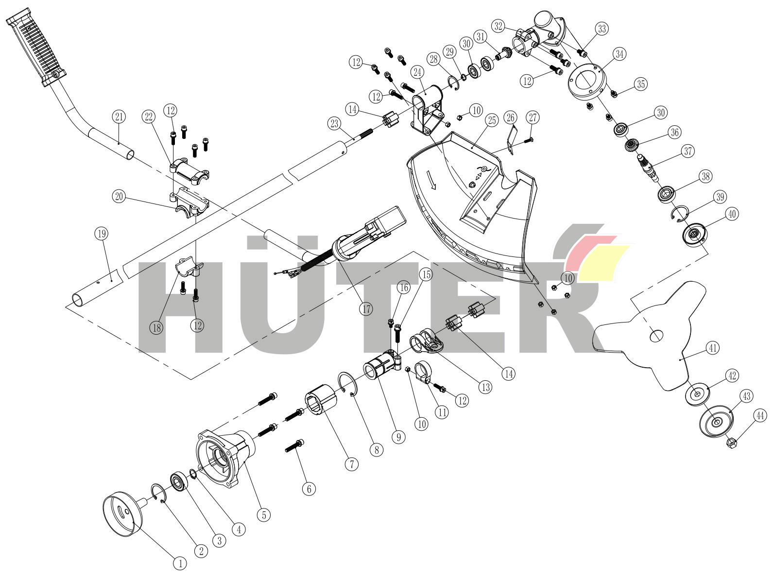 Штанга TPW 70/2/39