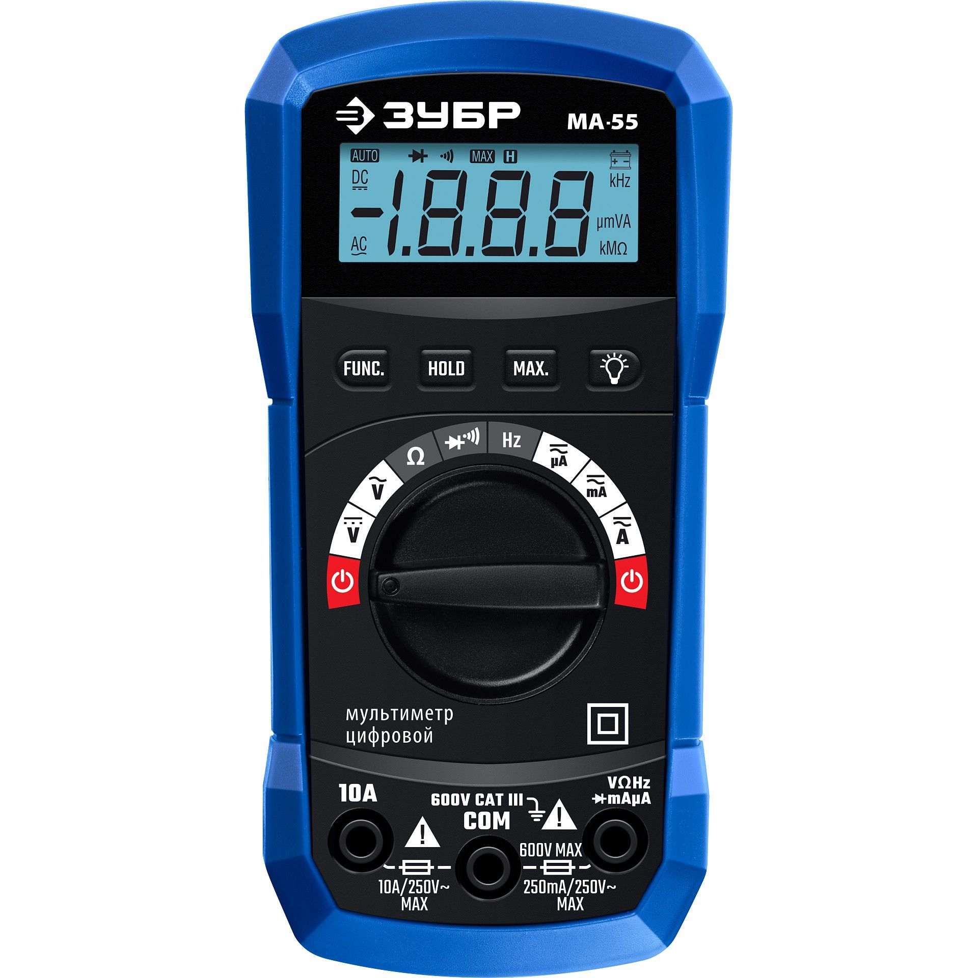 Мультиметр цифровой МА-55 59805