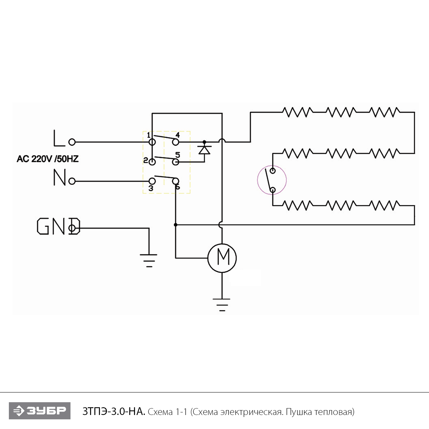 Пушка тепловая ЗТПЭ-3.0-НА