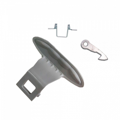 Ручка люка LG, пластик, серая, MEB61841201