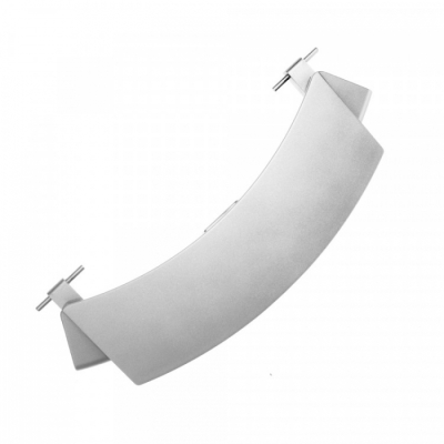 Ручка люка Bosch, Siemens, Electrolux, пластик, серебристая, 659273