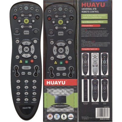 Универсальный пульт Huayu для Cisco, Motorola MXV3ТВ черный