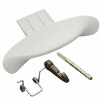 Ручка люка Indesit, пластик, белая, 116580IN