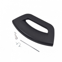 Ручка люка Ariston, Indesit, Whirlpool, пластик, серая, 286151