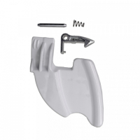 Ручка люка Candy, пластик, белая, 49016396