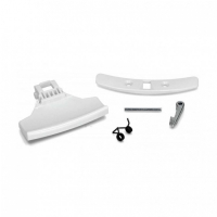 Ручка люка Electrolux, Zanussi, AEG, пластик, белая, 907009